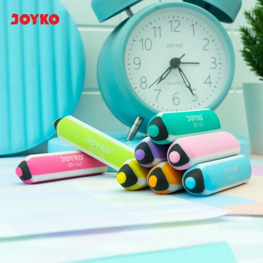 

Joyko ER-143 Eraser / Penghapus Pensil Warna-warni