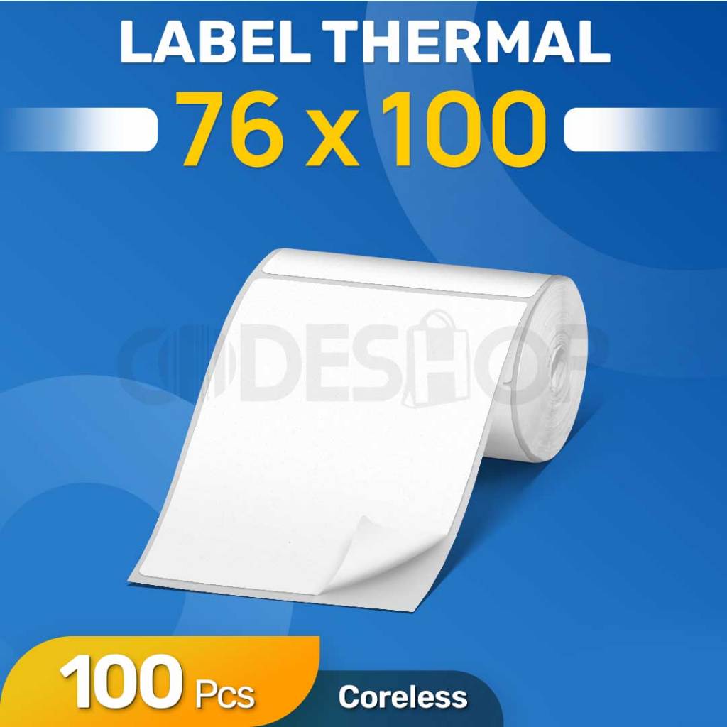 

Label Thermal Coreless 76 x 100 | 1 LINE (100 PCS)