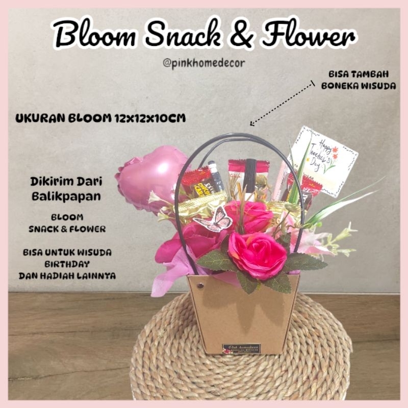 

BLOOM snack & flower ,Wisuda, Birthday, Buket snack ,Buket bunga ,HADIAH