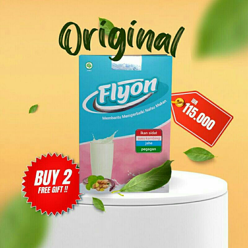 

Susu Flyon Original Susu Penggemuk Badan Penambah Berat Badan Alami Bpom