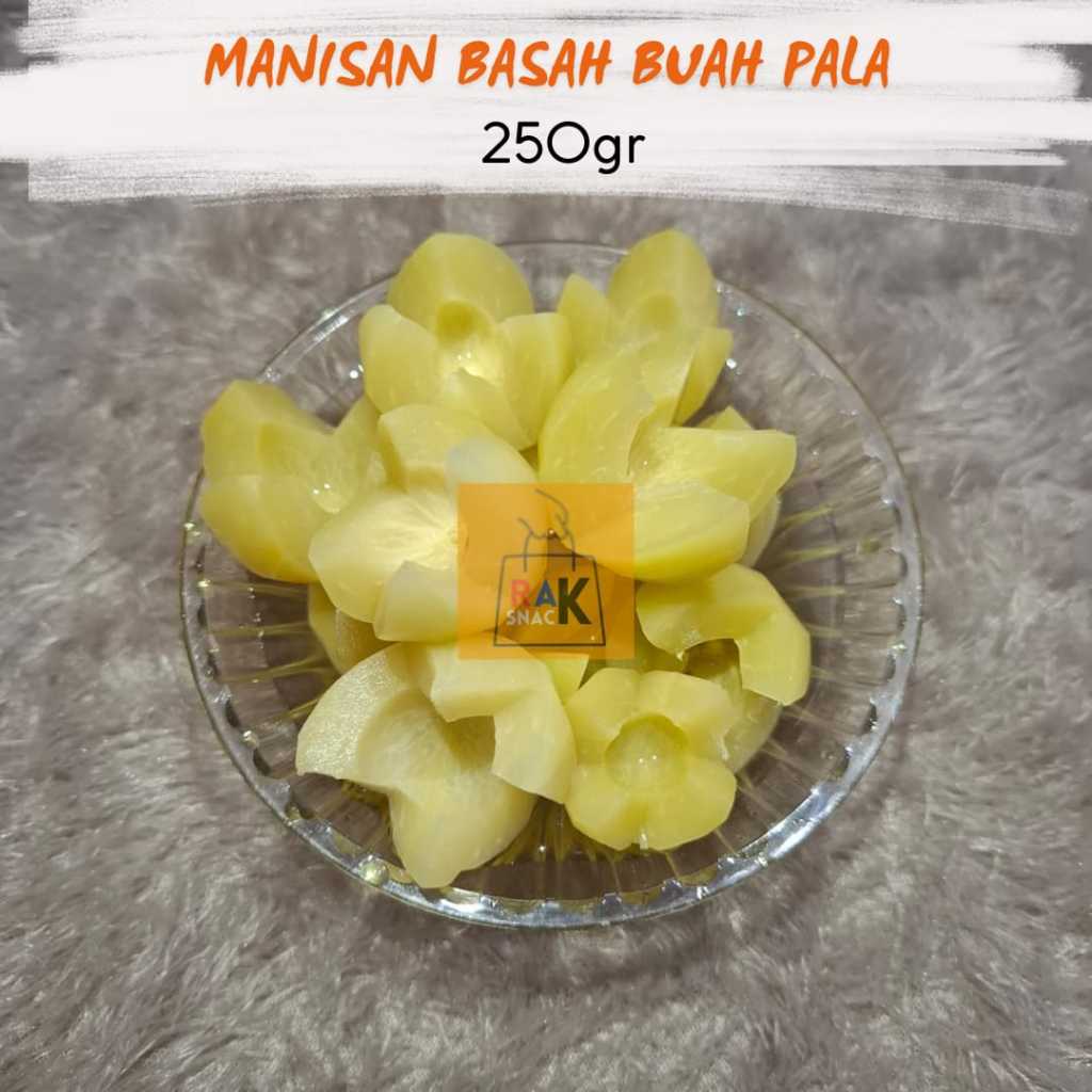 

MANISAN BASAH BUAH PALA 250 GRAM