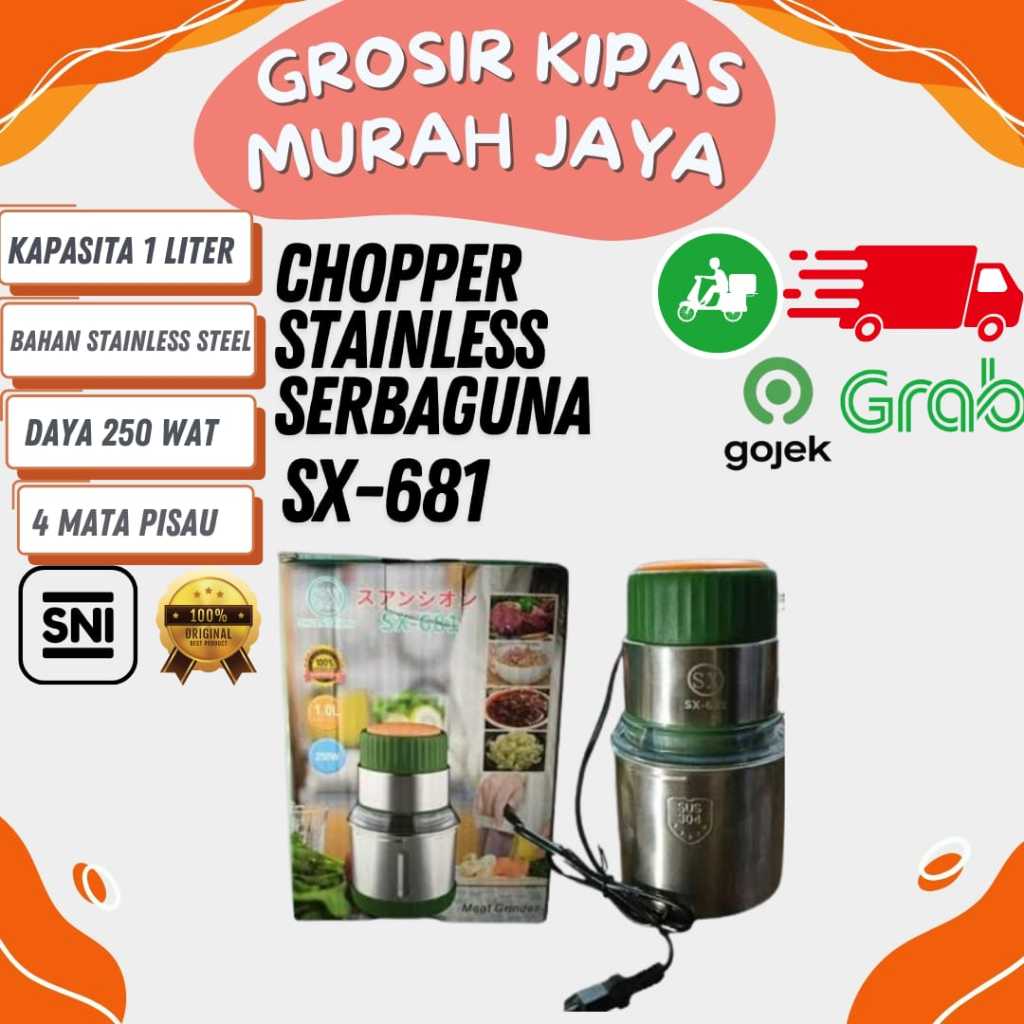 BLENDER DAGING STAINLESS 1LITER SX681