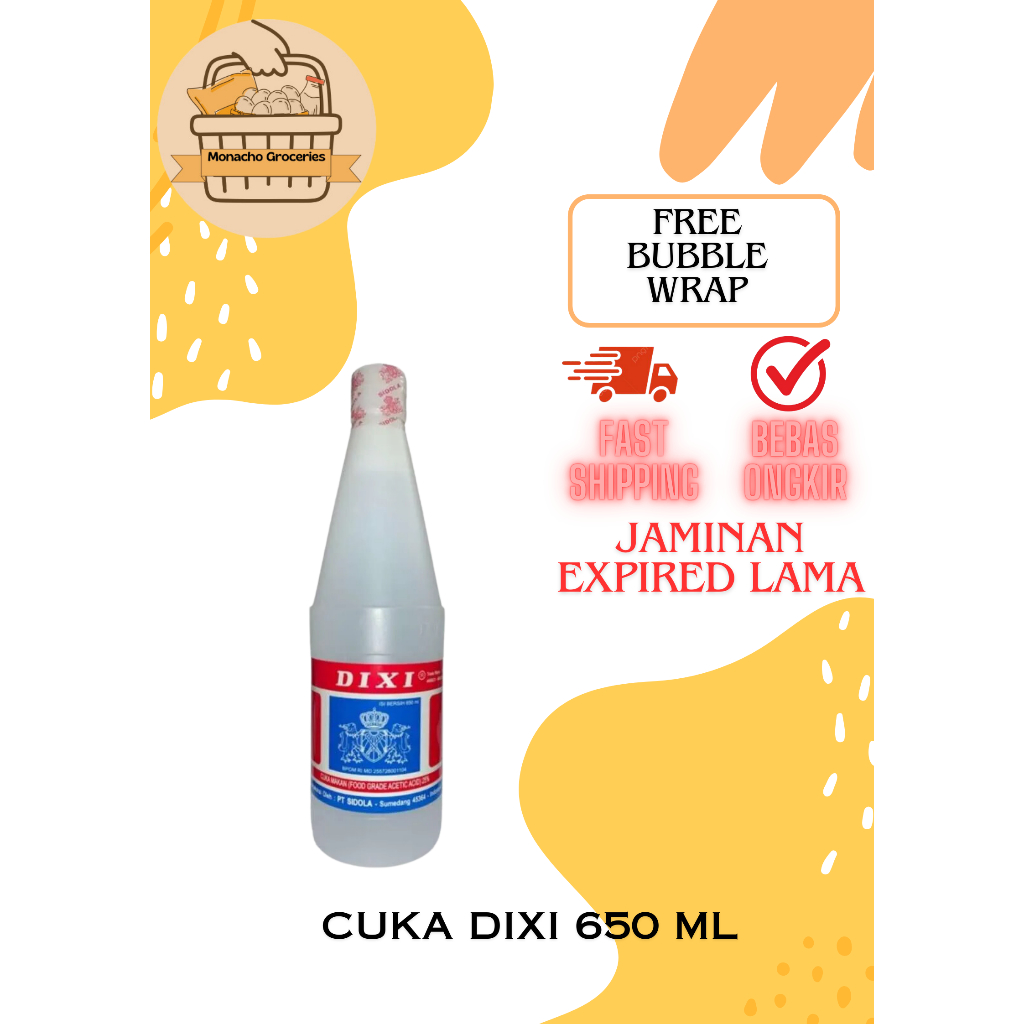 

CUKA DIXI 650 ml AIR CUKA CUKA cuka dixi 650 ml Cuka Makan Dixi 650Ml Cuka Putih Dixi 650Ml