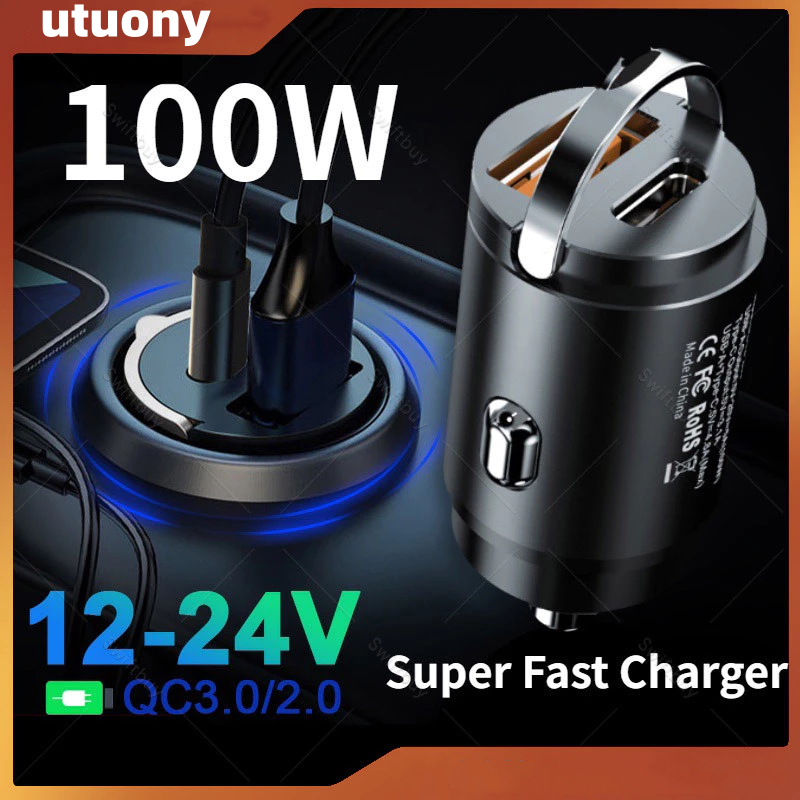 Pengisi Daya Cepat Charger Usb Mobil Casan Buat Di Dalam Mobil Mobil Super Cepat Adaptor Charger