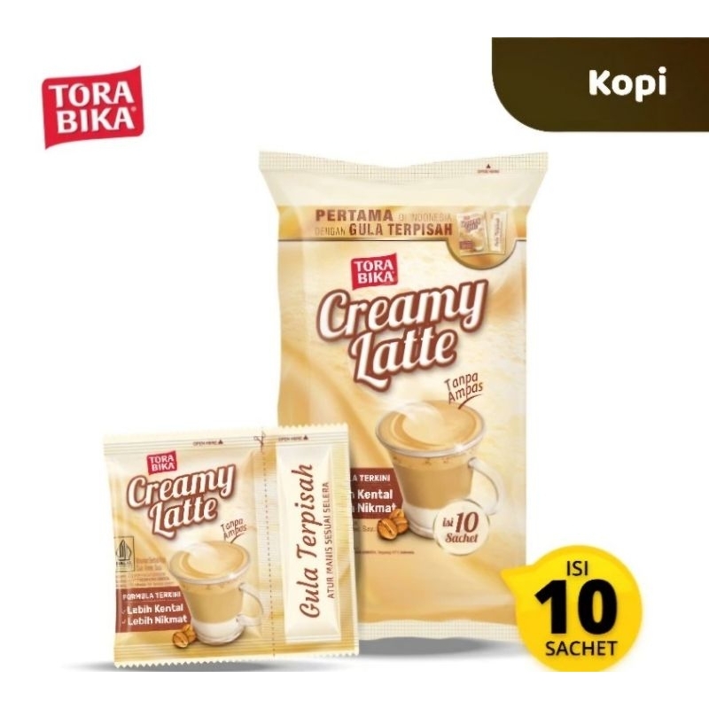 

TORABIKA Creamy Latte Pouch kopi instant 10sachet@22gr
