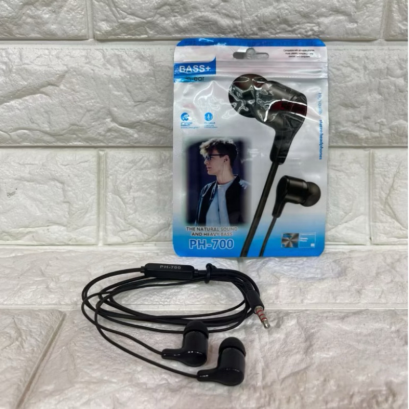 Handsfree Philips PH-700 + Mic Stereo Headset Earphone Sound Quality Extra Basss