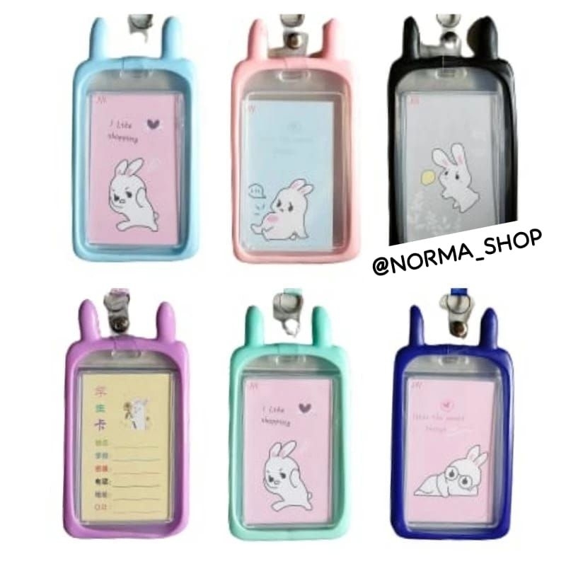 

( KODE : LN23-20 ) LANYARD ID CARD LUCU | HOLDER NAME CARD | TEMPAT KARTU NAMA / NAME TAG