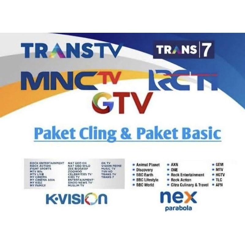 Paket Receiver K Vision Nex Parabola // paket TV berbayar