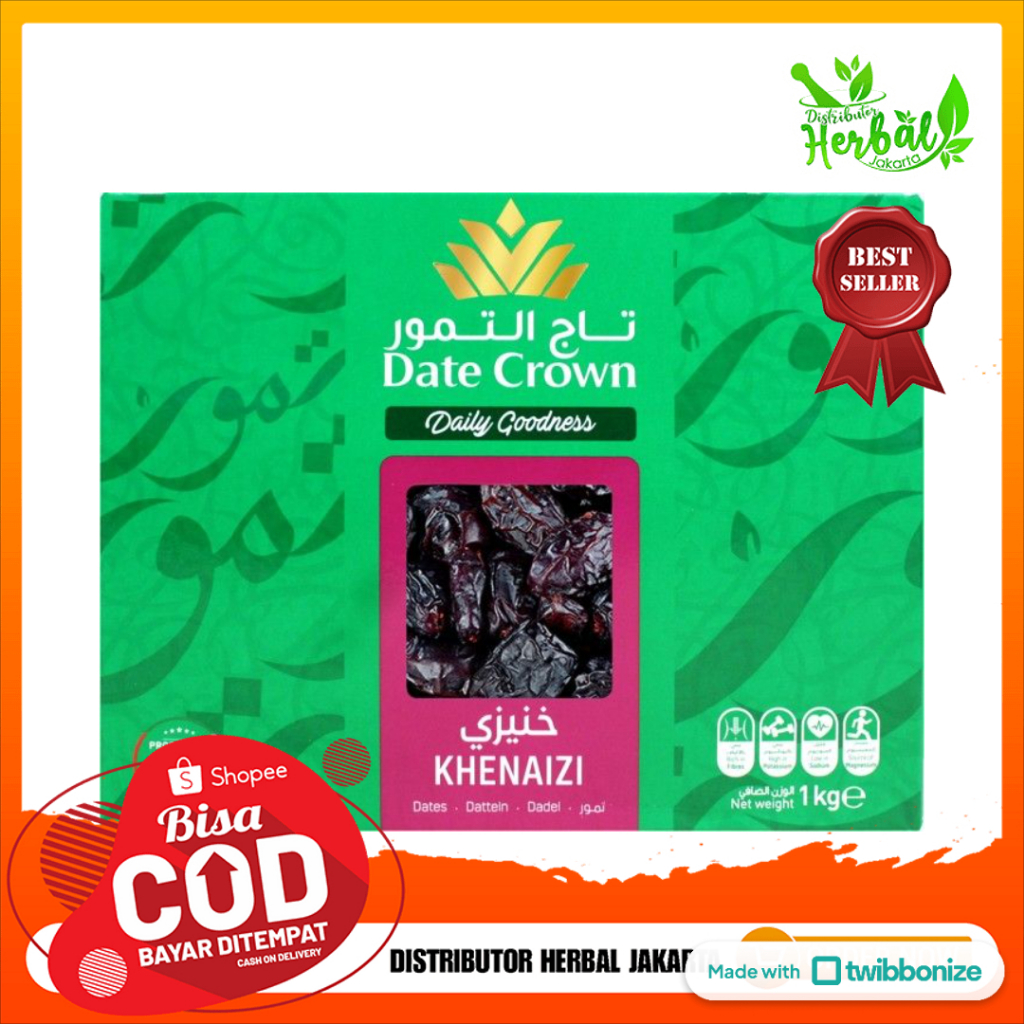 

Kurma Date Crown Khenaizi / Datecrown Kheneizi 1kg / DC Khenezi 1 kg