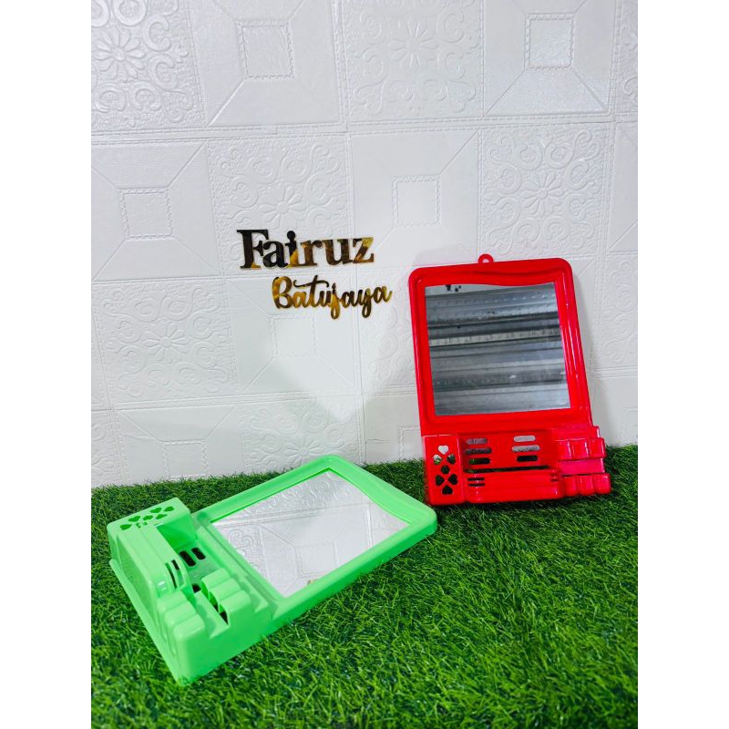 2 pcs rak kamar mandi kaca / rak sabun kaca