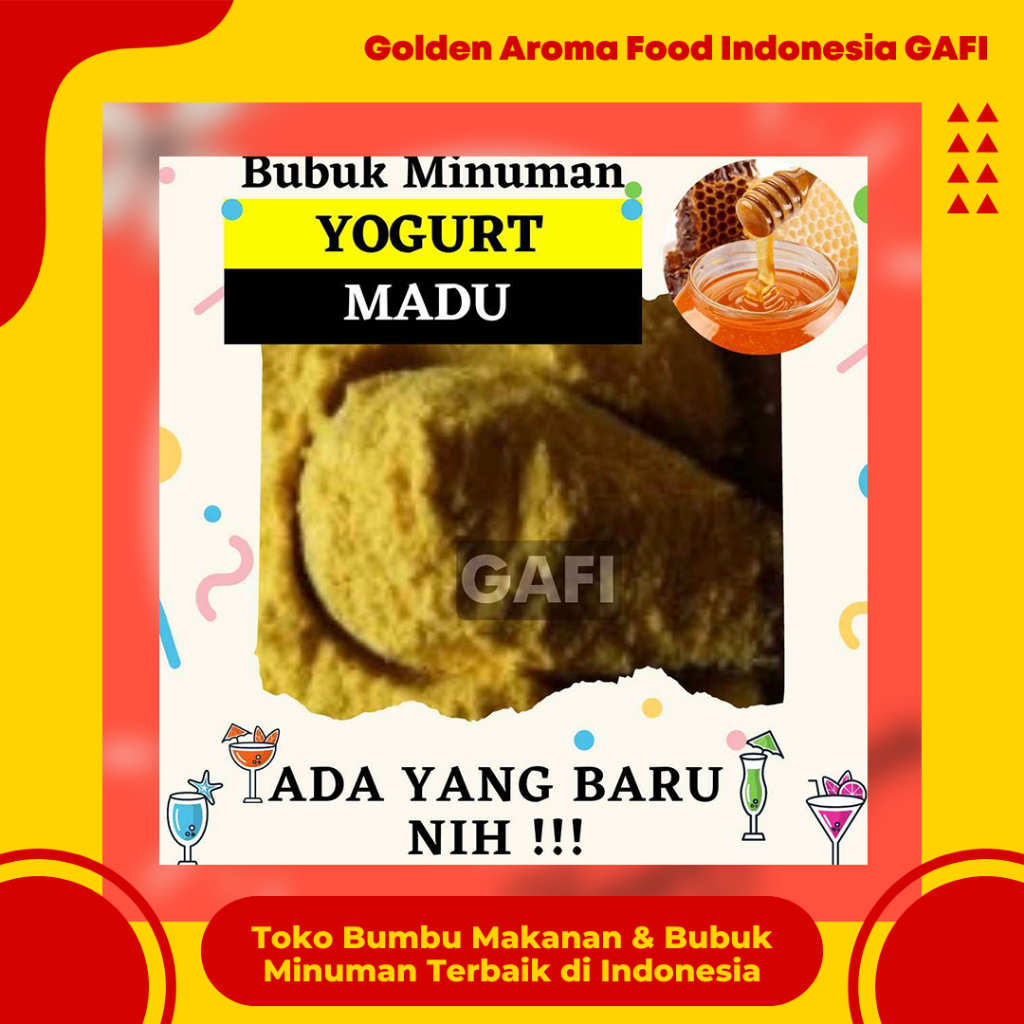 

Bubuk Yogurt Rasa Madu Premium 1 kg Supplier Bubuk Minuman Yogurt Instan Serbuk Es Yogurt Ekonomis Original Powder Drink Honey Ekonomis Terdekat Murah GAFI