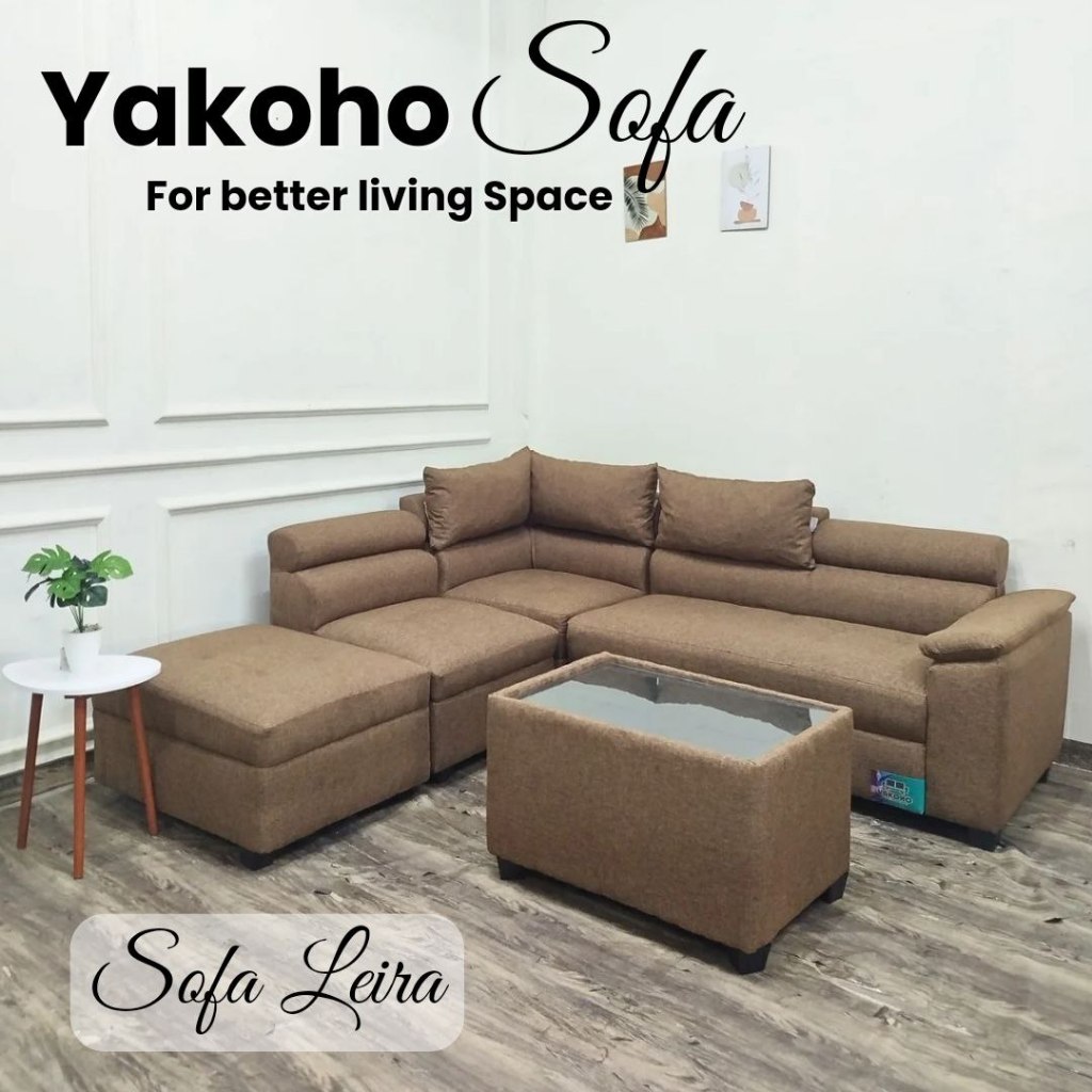 Sofa Minimalis L Sudut Oscar / Yakoho Leira