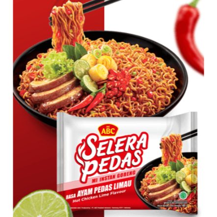 

Mie Mi Instant ABC Selera Pedas Goreng Ayam Pedas Limau