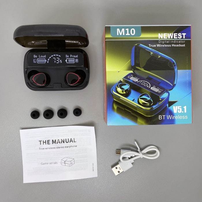 HEADSET BLUETOOTH TWS M10  | HEADSET BLUETOOTH | SUPERBASS | TERLARIS