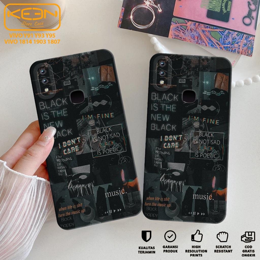 Case Vivo 1811 - Casing Hp Vivo 1811 Motif Aesthetic - Softcase Vivo 1811 - Softcase Hp Vivo 1811 - 