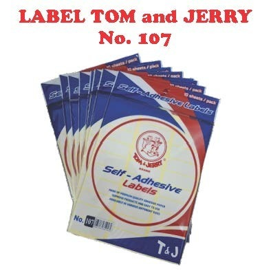 

Tom&Jerry Labels No. 107/pcs