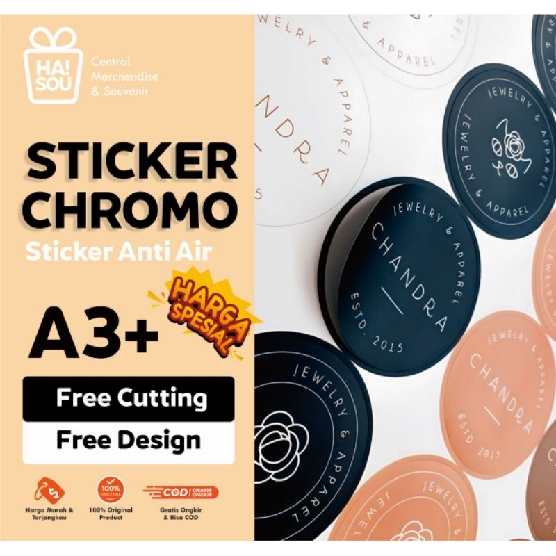 

HAISOU Sticker Kromo / Chrome Custom A3+