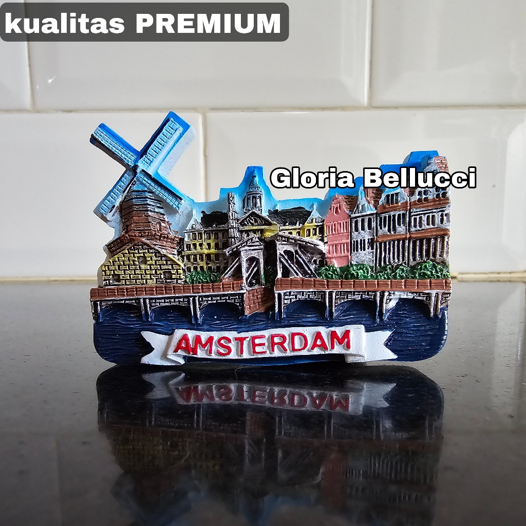 souvenir amsterdam oleh oleh tempelan kulkas negara belanda holland