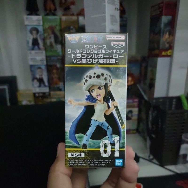 WCF Law vs Blackbeard Crew - Trafalgar D Water Law Iro Female Cewek - One Piece Figure Collection