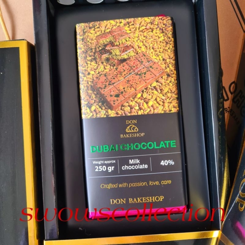 

DON BAKESHOP DUBAI CHOCOLATE PISTACHIO HAZELNUT COKLAT COKELAT