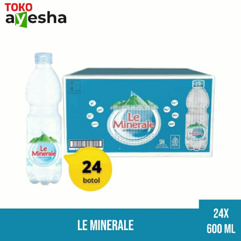 

Le Minerale 600 ML - 1 Dos isi 24 Botol