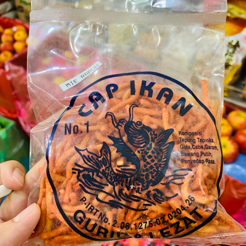 

KERUPUK LIDI CAP IKAN RAPUH 100gr