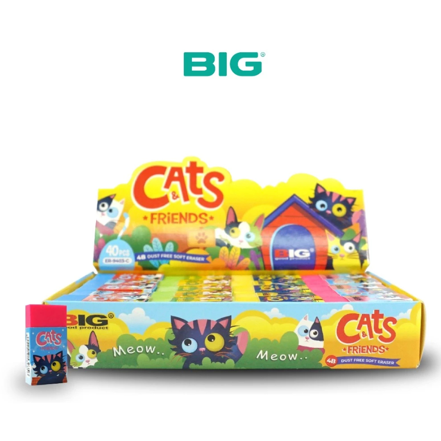 

BIG - Penghapus / Eraser Pensil Cat Series Kecil Dust Free ER-9403C