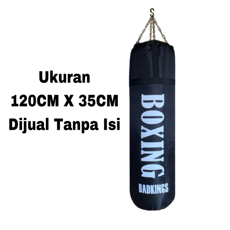 Samsak Tinju Ukuran Badkings Original - Samsak Berkualitas - Sansak Tinju Muaythai Pencak Silat - Sa