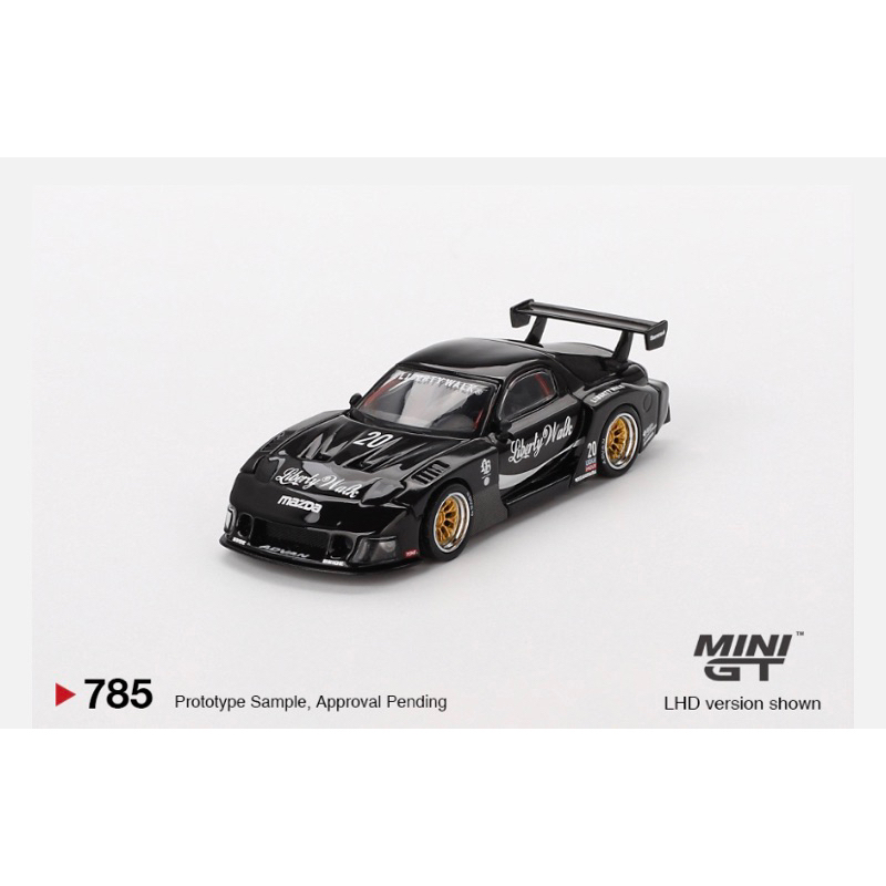 MINI GT MAZDA RX-7 LBWK | BLACK