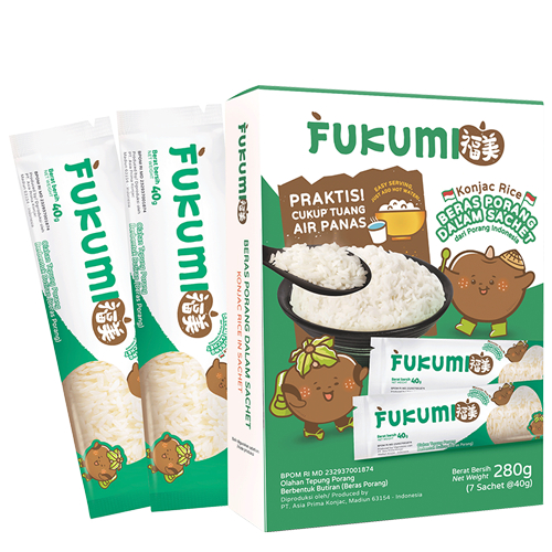 

Fukumi Beras Porang Konjac Rice Sachet Low Carb