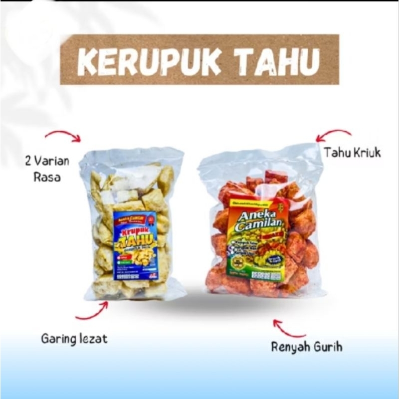 

Kerupuk tahu pedas Original