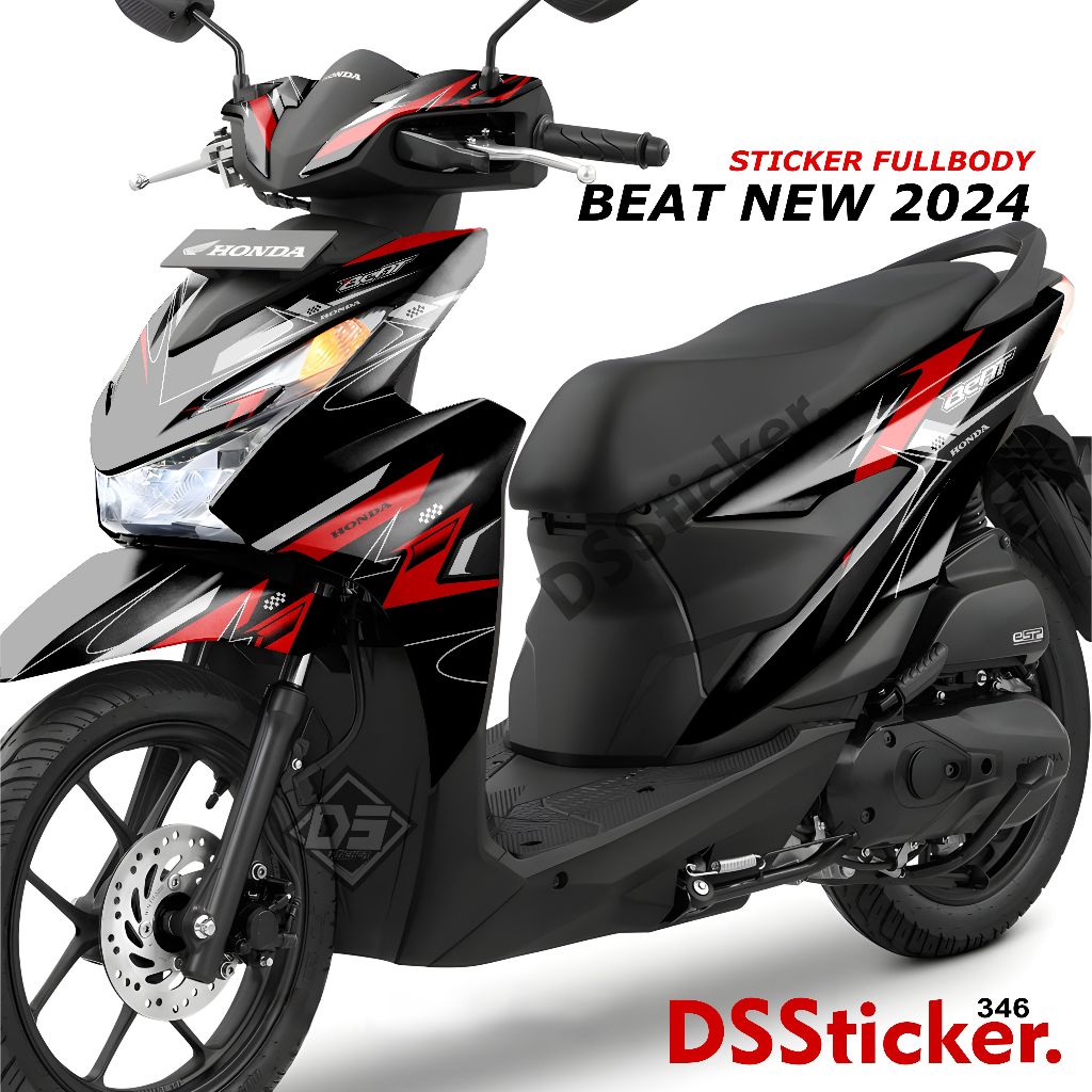 347 Decal Sticker FullBody Beat New 2024-2027 Beat Street | Stiker Skotlet Modifikasi Variasi Motor