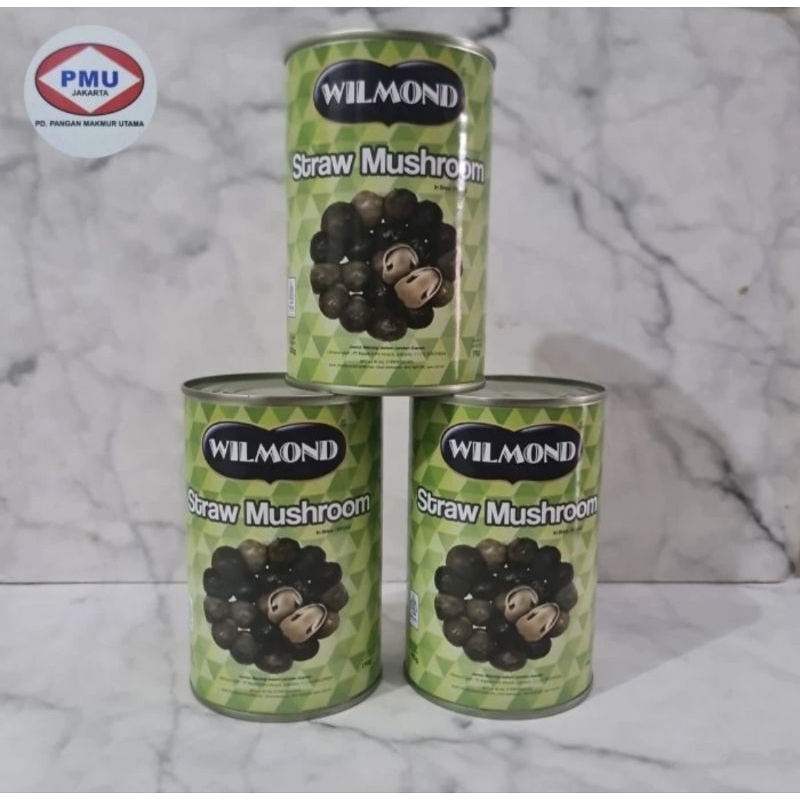 

straw mushroom kaleng wilmond - jamur merang wilmond 425 gr