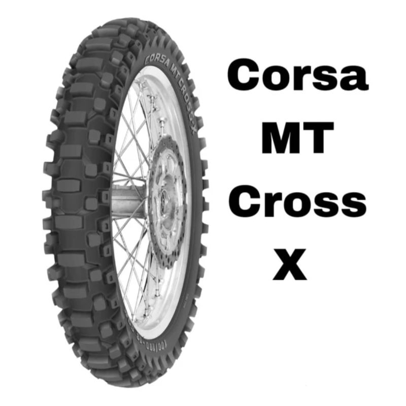 BAN MT-CROSS X 90/100-16 // 90/100-17 // 100/100-18 // 70/100-19 // 80/100-17 CORSA MT CROSS X.  TUB