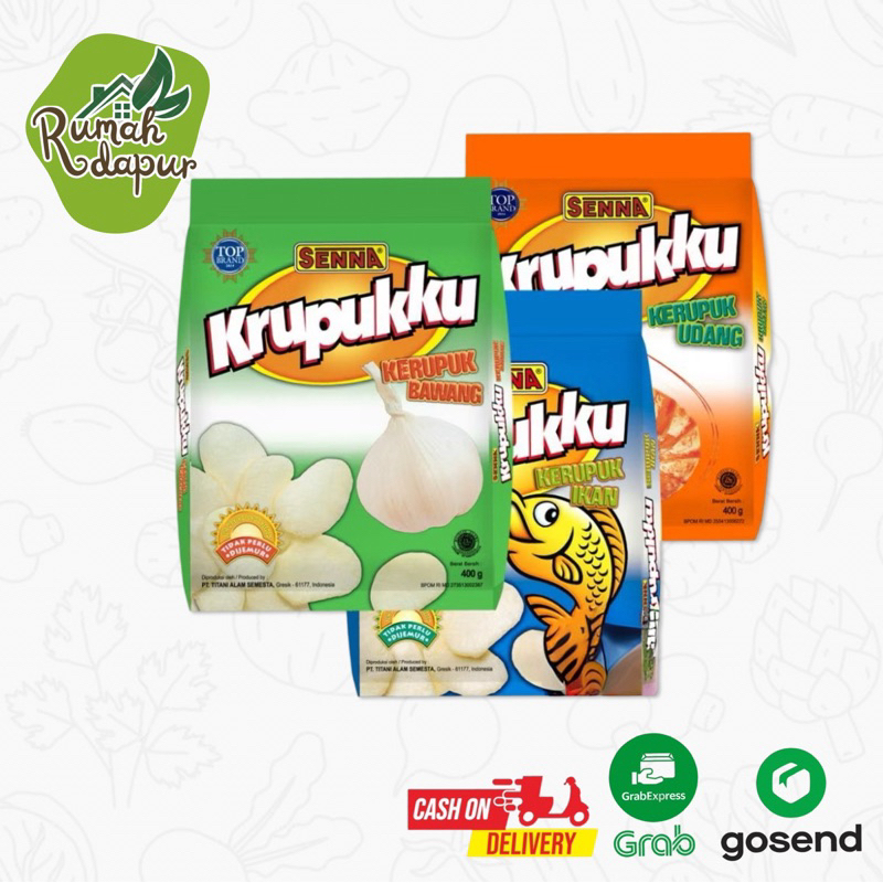 

Kerupuk Udang Ikan Bawang Krupukku Sienna