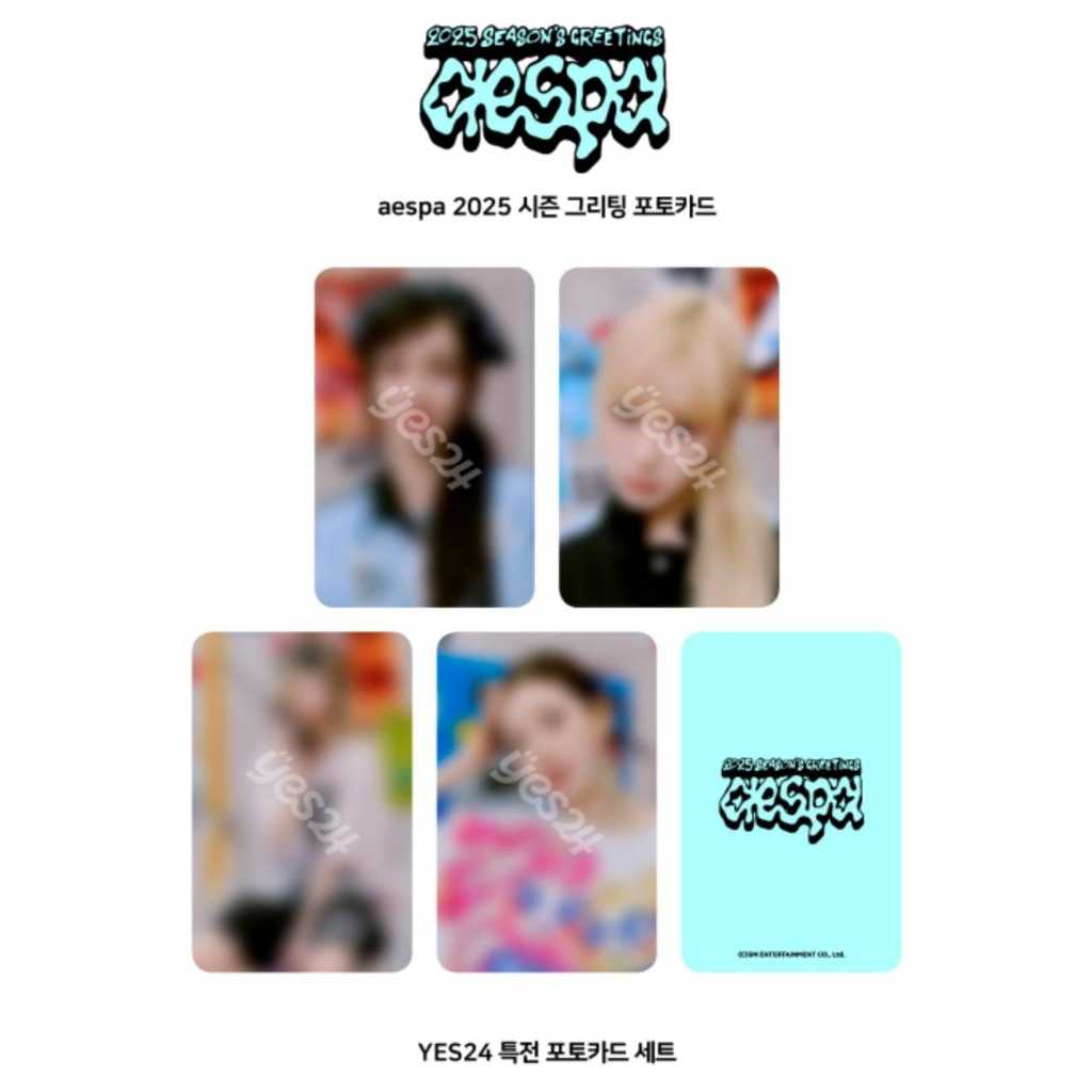 [PRE-ORDER] BACA DESKRIPSI SHARING SEASON'S GREETINGS 2025 AESPA + POB YES24