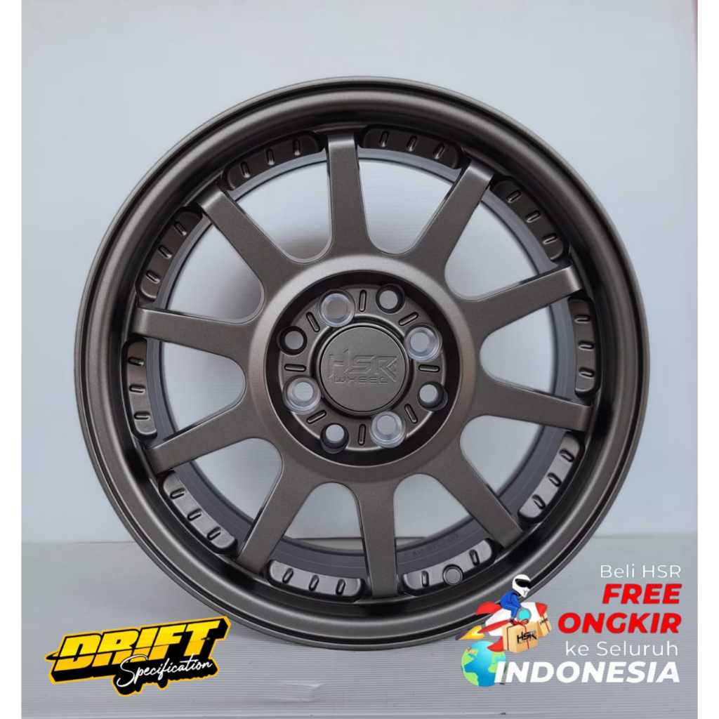 Velg HSR Gymkana R15 Baut 4 - Velg Mobil Calya Ayla Sigra Avanza Xenia