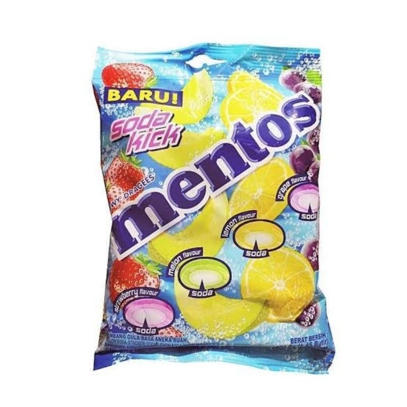 

Permen Mentos Bag Soda Kick Isi 45 Pcs