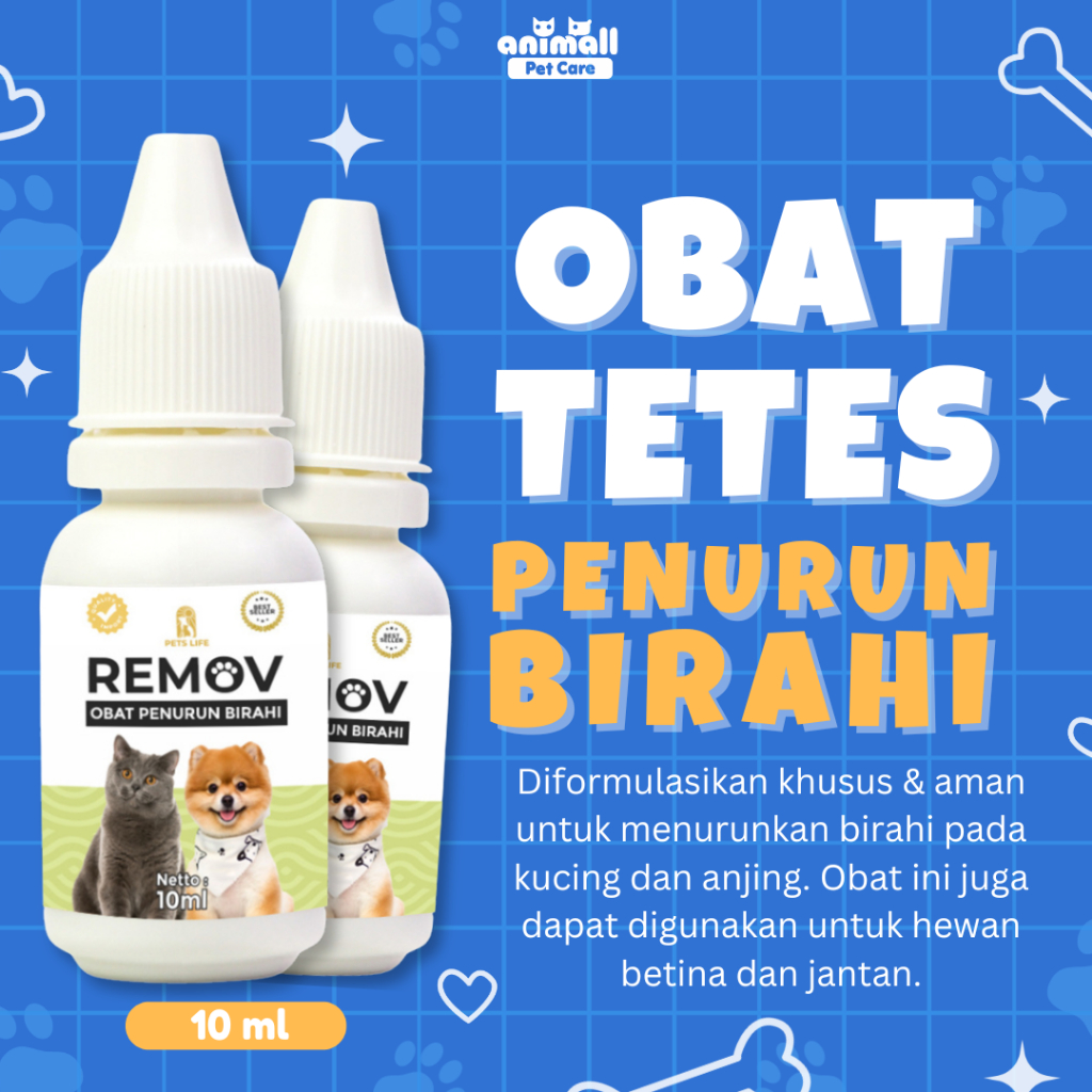 Obat Tetes Penurun Birahi Kucing Dan Anjing Menurunkan Libido Serta Hormon Hewan Peliharaan