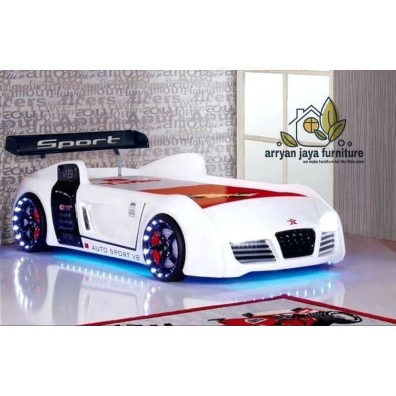 tempat tidur anak karakter mobil