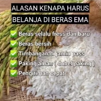 

Ygshop17 Beras Sedap Wangi Asli Cianjur Kemasan 5 Kg