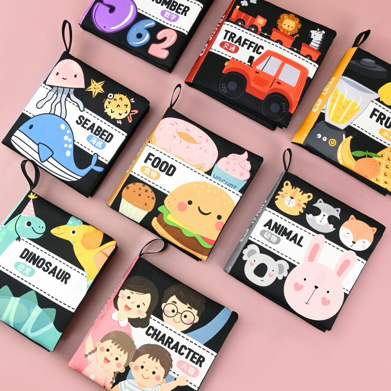 Cloth Book Baby Buku Kain Bayi Teether Baby Book Soft Book