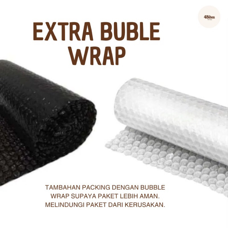 

TAMBAHAN BUBBLE WRAP PACKING SUPAYA PAKET LEBIH AMAN "TIDAK DIJUAL TERPISAH!