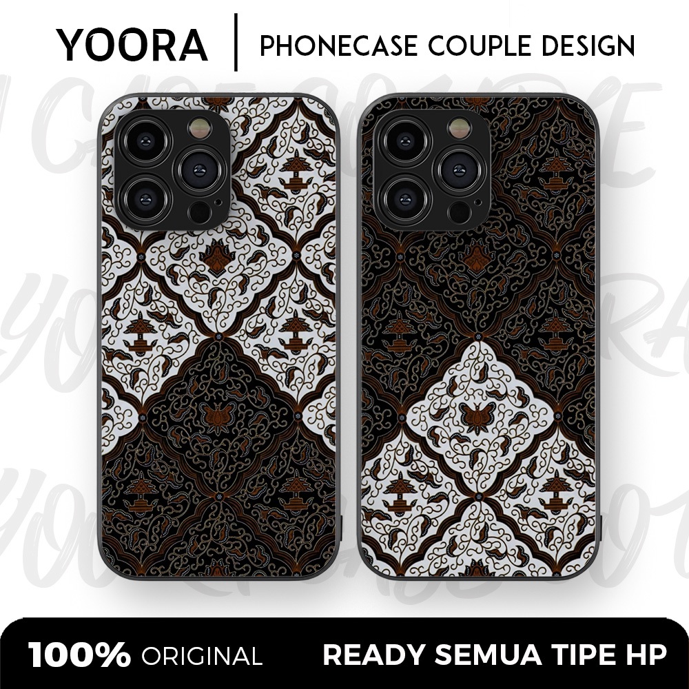 [BTK02] Custom Case Couple Batik Sidomukti Premium Bisa Untuk Semua Tipe Hp