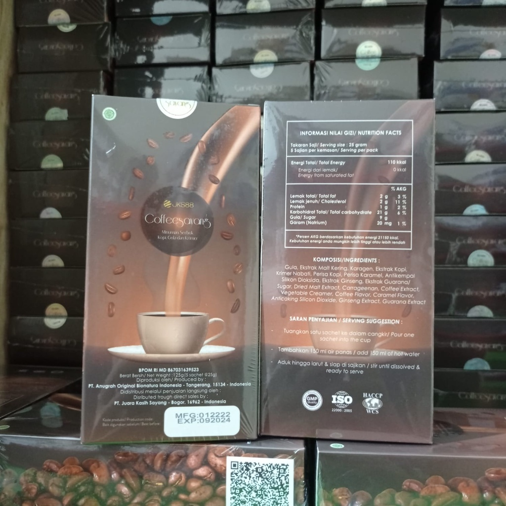 

NEO KOPI SAYANG /KOPI SAYANG stamina pria herbal original BPOM 1BOX 5 SACHET