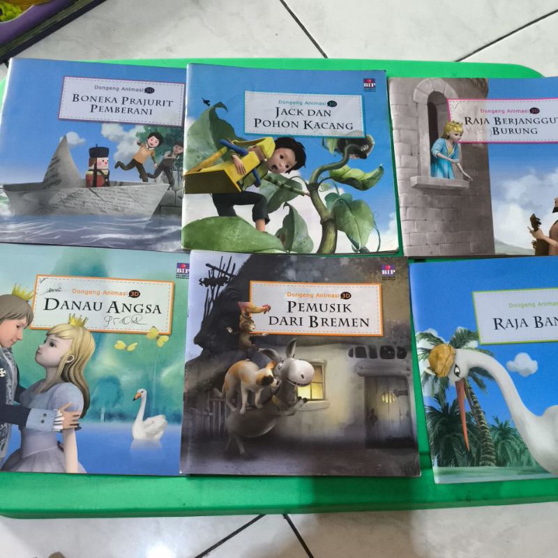 buku cerita anak Dongeng animasi 3D BiP