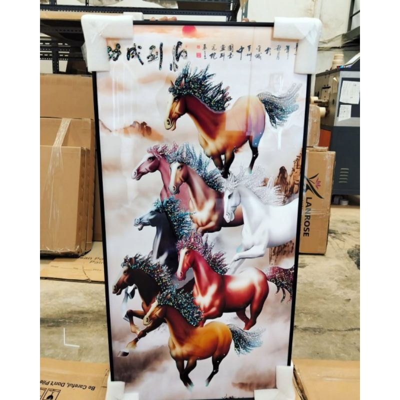 lukisan Porcelain Painting 5D Diamond custom gambar