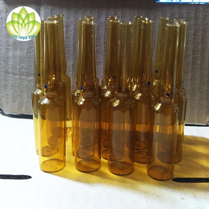 AMPUL KACA COKLAT 5ml _ Ampul Cokelat Kaca 5 ml _ botol ampul kosong