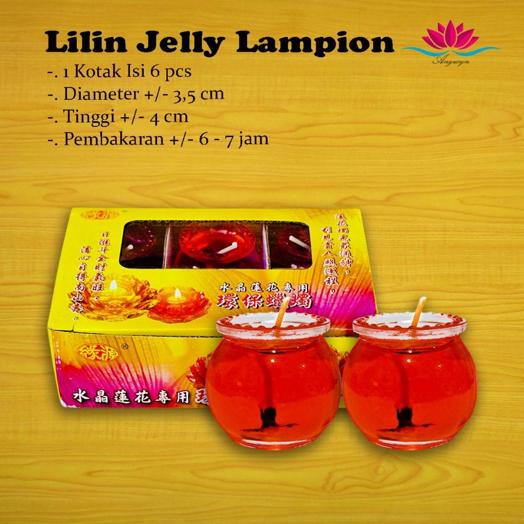 Lilin Jelly Sembahyang / Lilin Jelly Lampion Refill