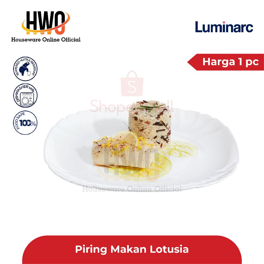 Luminarc Piring Makan Lotusia Dinner Plate